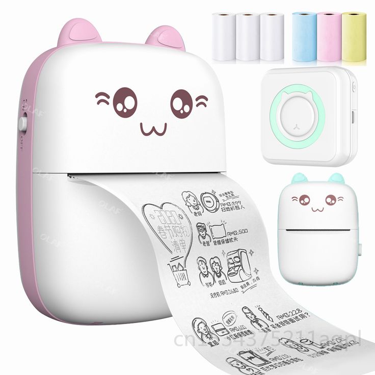 Portable Mini Pocket Printer BT Thermal Printer