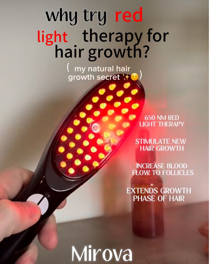 LED Hair Growth Brush
