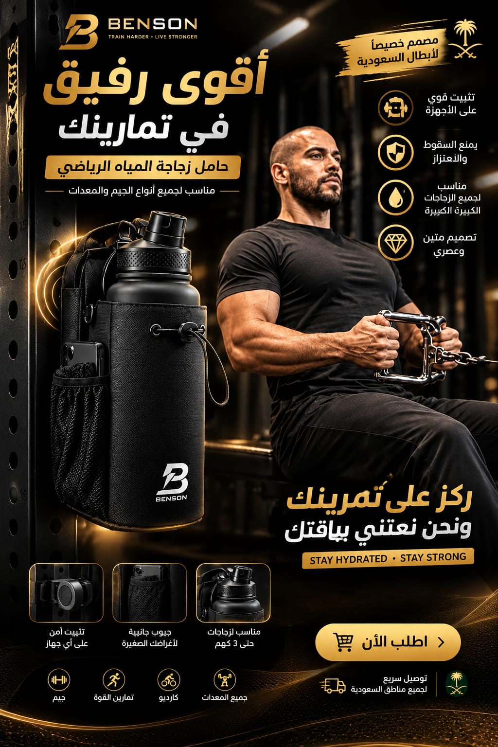 Magnetic Crossbody Gym Bag